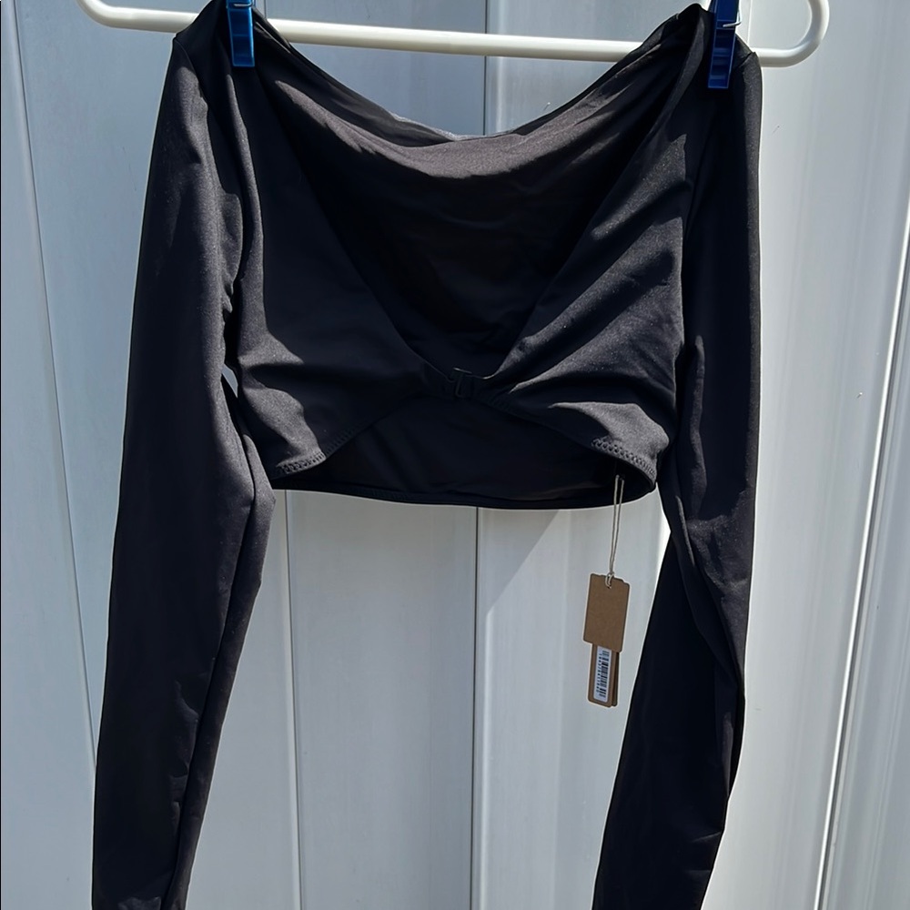 Black Long Sleeve Women's Top